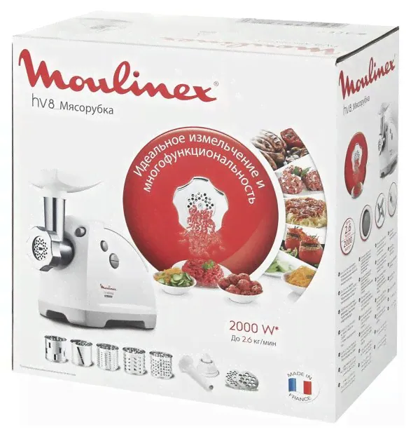 Moulinex Мясорубка Moulinex HV8 ME626132 мясорубка