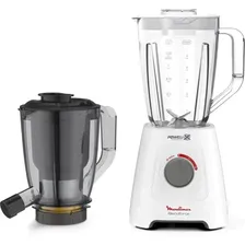 Блендер Moulinex LM42Q110, стационарный, 600 Вт,1.25 л, белый
