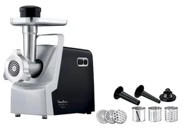 Мясорубка Moulinex ME 548810 черный/серебристый
