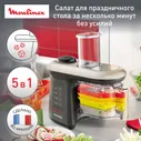 Измельчитель Moulinex DJ9058 Fresh Express Cube светло-черный/золотистый