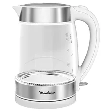 Чайник электрический Moulinex BY600130 1.7 л Transparent, Silver, White прозрачный; серебристый; белый